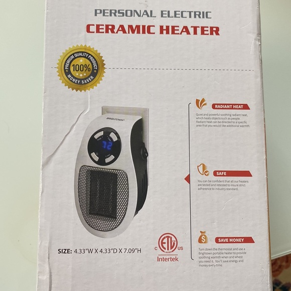 💞PERSONAL ELECTRIC CERAMIC HEATER💞 - Picture 2 of 4